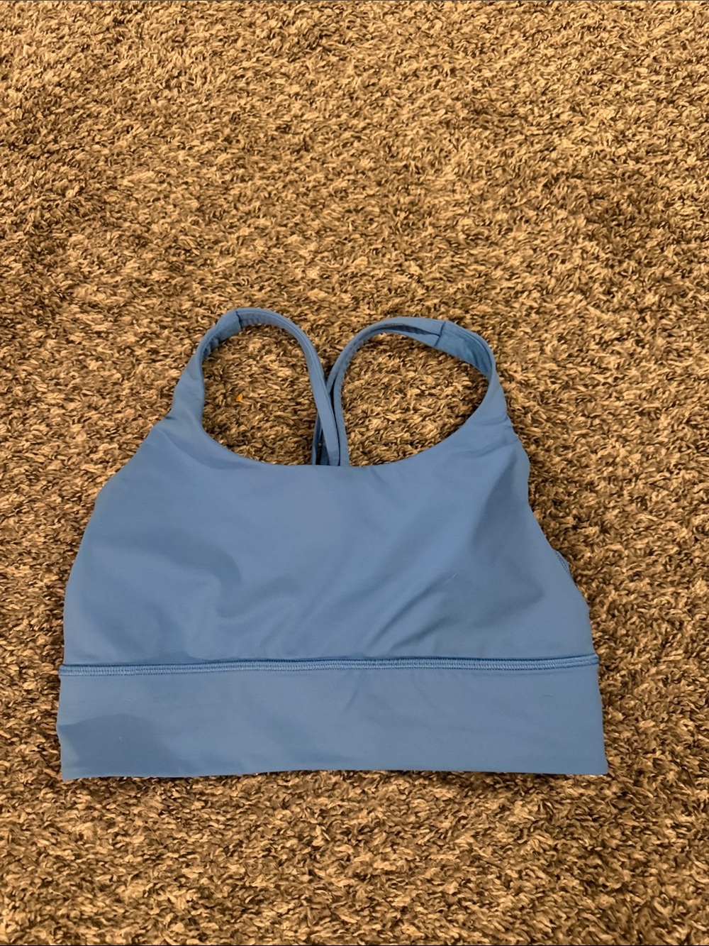 Lululemon SZ 8 Light Blue Strappy Sports Bra - Women Intimates & Sleepwear